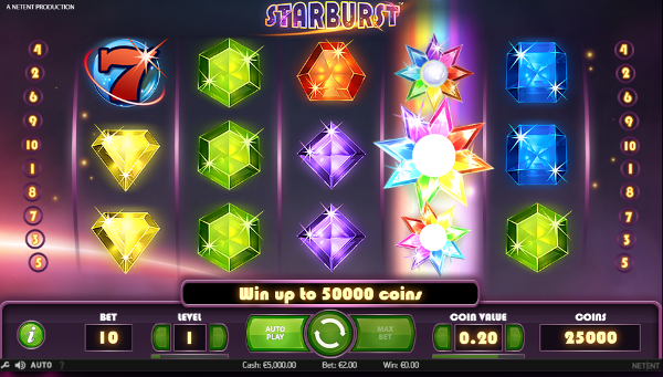 Starburst online slot game